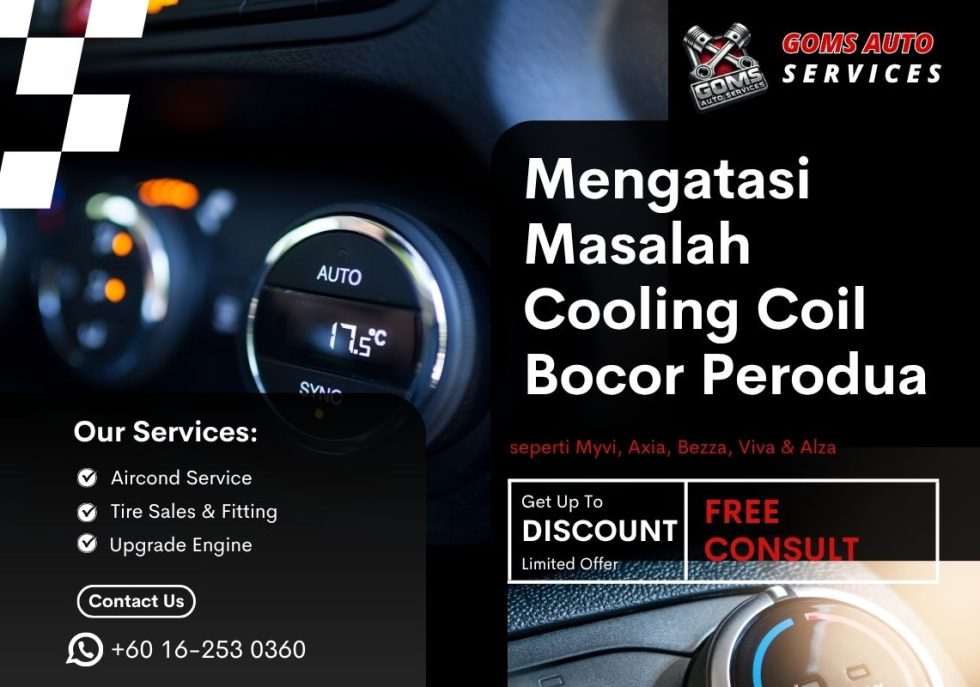 Mengatasi Masalah Cooling Coil Bocor Perodua